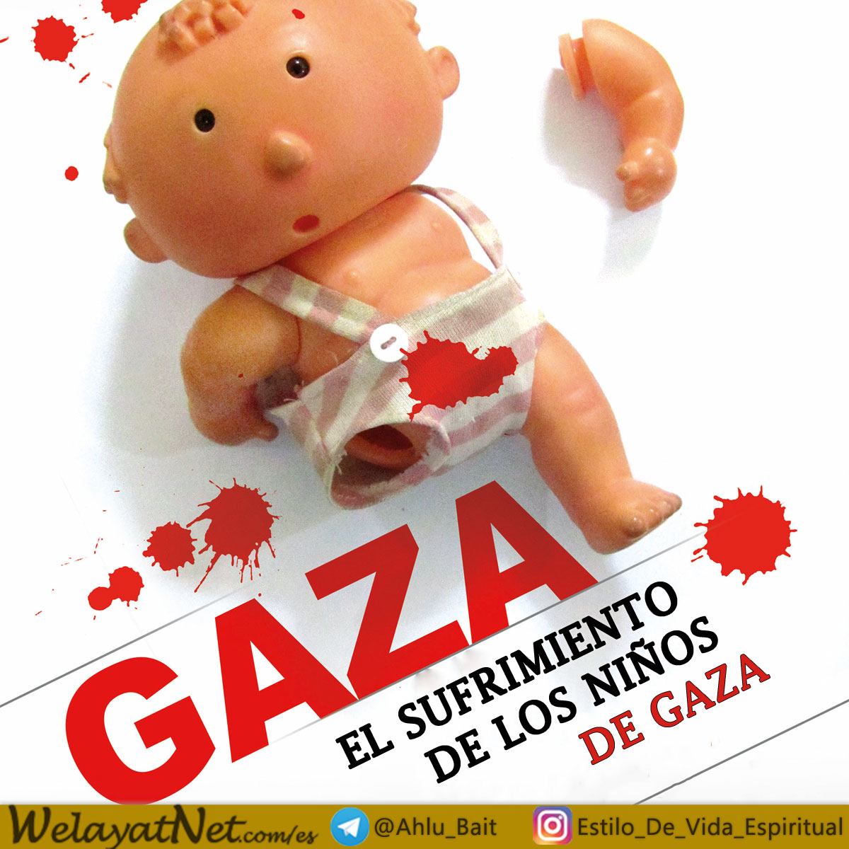 El sufrimiento de los niños de Gaza