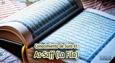 Conocimiento de Sura 61. As-Saff (La Fila)