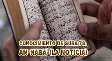 Conocimiento de Sura 78. An-Naba’ (La Noticia)