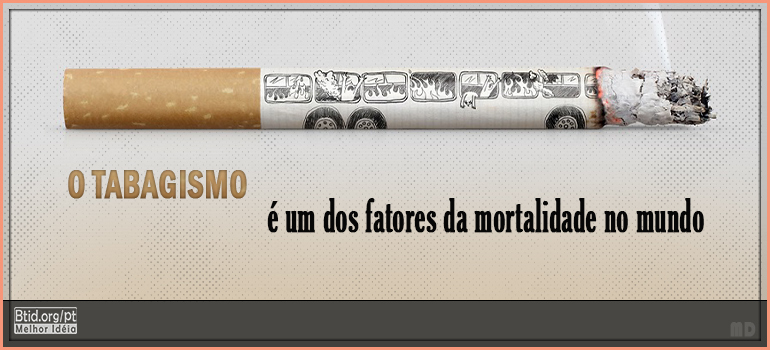 O tabagismo é um dos fatores da mortalidade no mundo