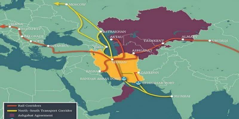 کریدور اقتصادی چیست, کریدورهای عبوری از ایران