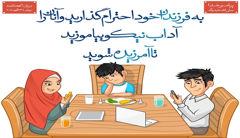 احترام به فرزندان در قرآن,سه حق فرزند بر والدین
