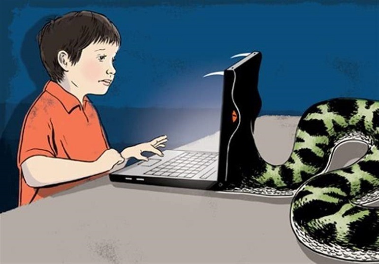 تهدیدات فضای مجازی برای نوجوانان