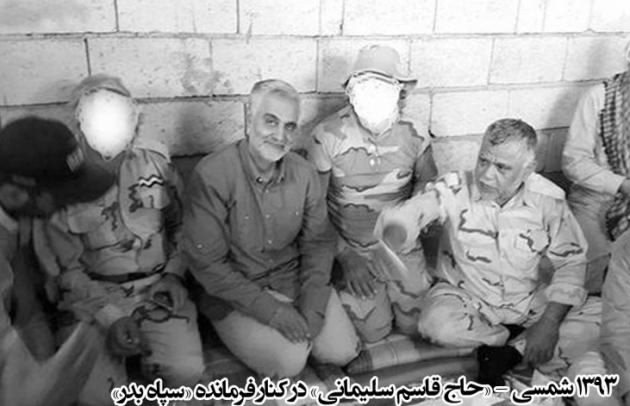 حاج قاسم در کنار سردار «سپاه بدر» حاج قاسم