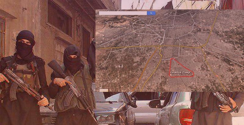 پیشروی داعش در پایتخت سوریه