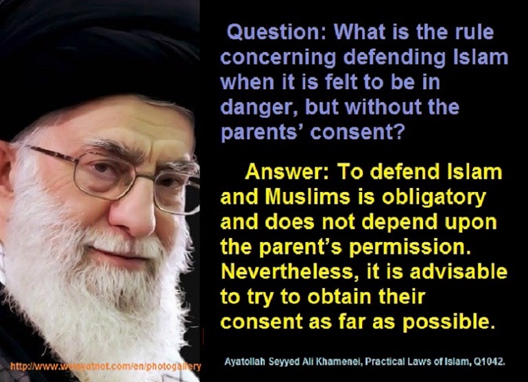 Defending Islam without the parents’ permission