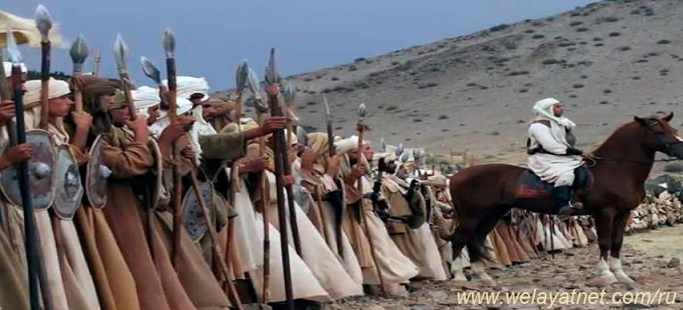 Али (а) и бедуин  в день битвы Джамаль