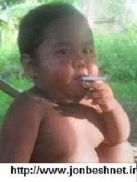 بچه‌ای که بازی کردنش سیگار کشیدن بود
