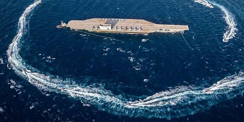 مانور مقابله قایق های تندرو با ناور امریکا