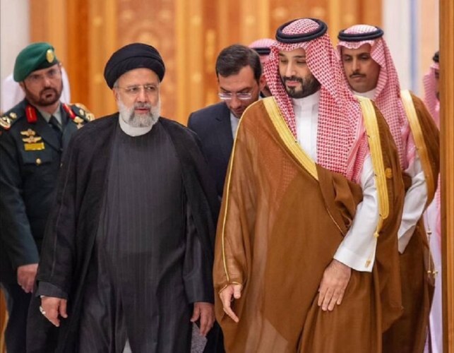 میزان رشد تولید ناخالص داخلی ایران و عربستان در زماین شهید رئیسی