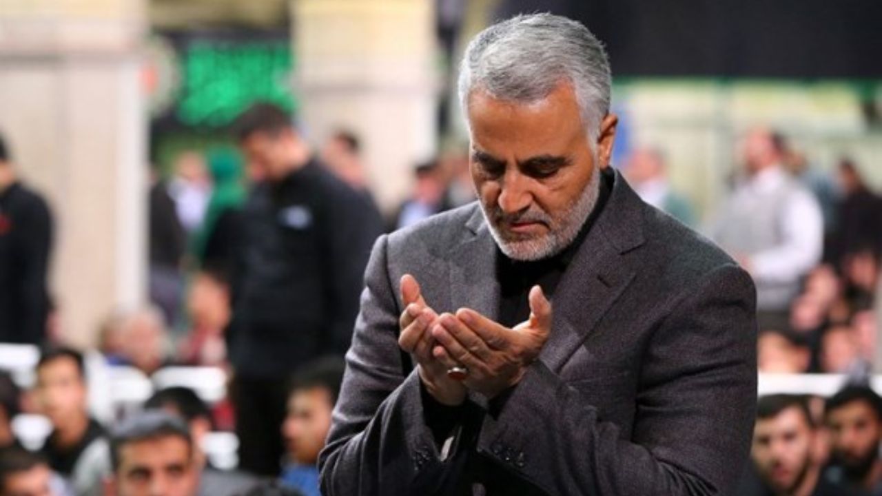حاج قاسم سلیمانی به جمع دوستانش پیوست قاسم سلیمانی