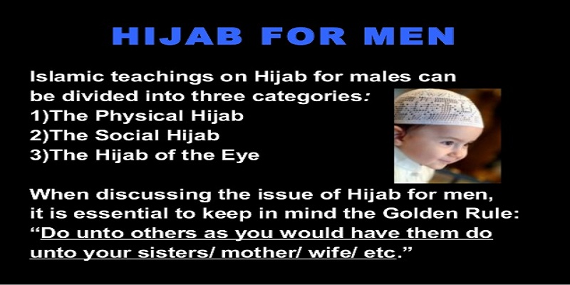Islamic teachings on hijab of men