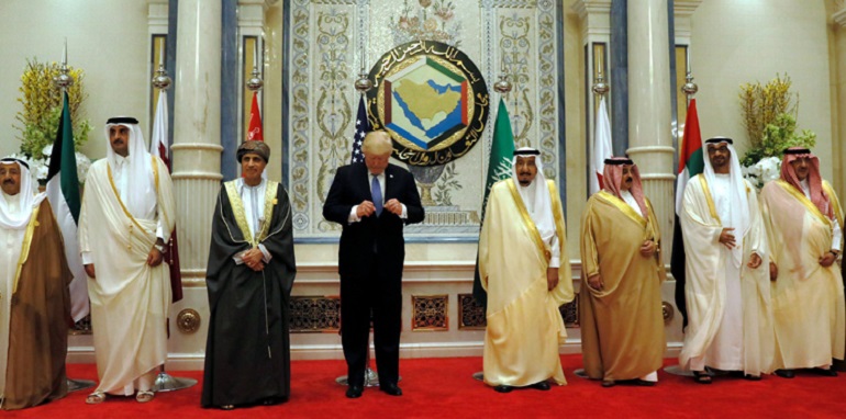 سران عرب و ترامپ
