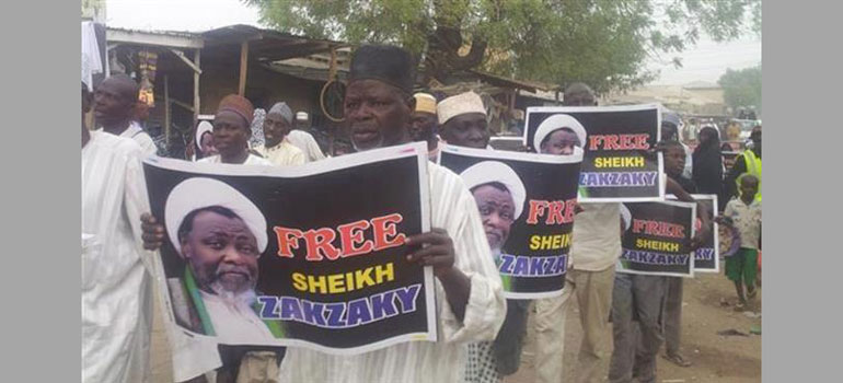 تظاهرات سراسری مردم نیجریه برای آزادی شیخ زکزاکی