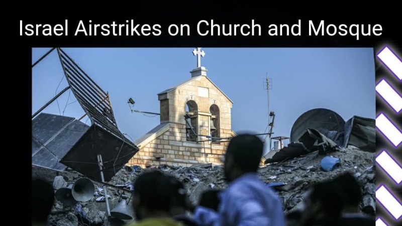 Israel's desecration of the Mosque and Church