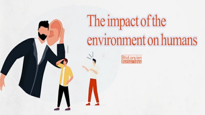 The impact of the environment on humans: