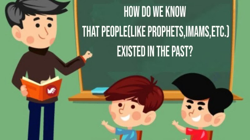  How do we know that people (like prophets, Imams, etc.) existed in the past?  