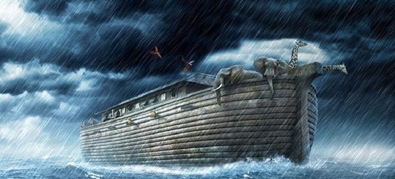 سرانجام آب های طوفان نوح