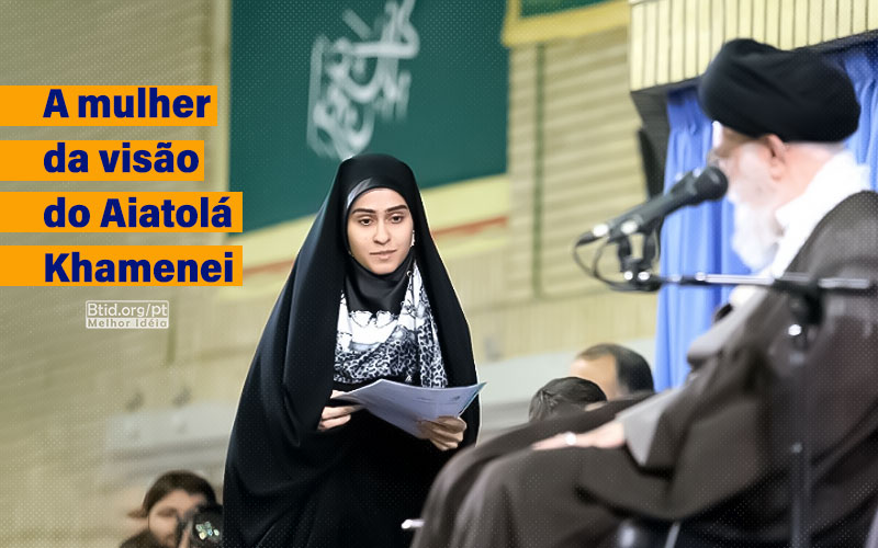A mulher da visão do Aiatolá Khamenei