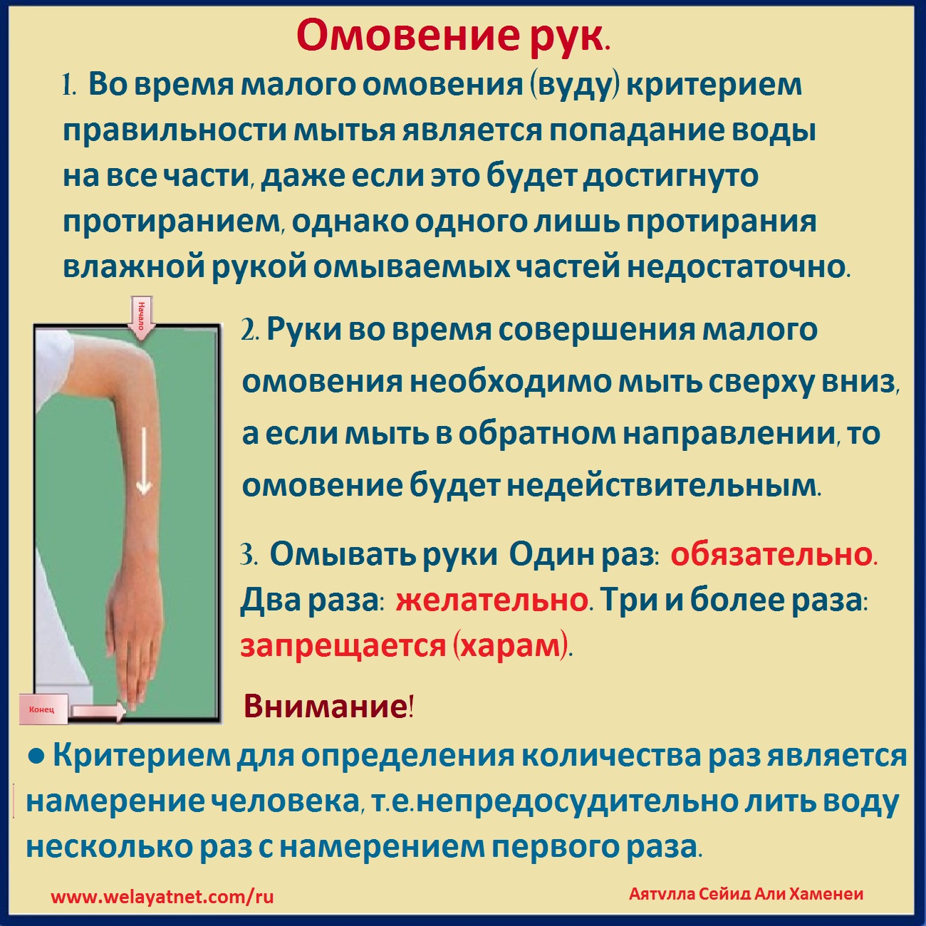 Правильное омовение для женщин