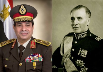 شباهت کودتاچیان انگلیسی (سپهبد زاهدی، سپهبد السیسی) السیسی-زاهدی