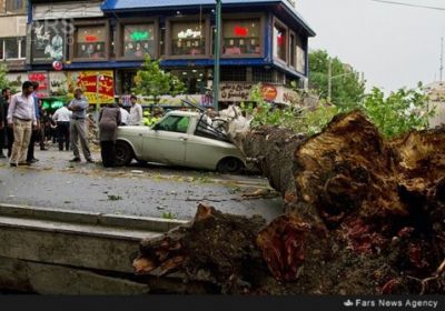 طوفان پایتخت تهران