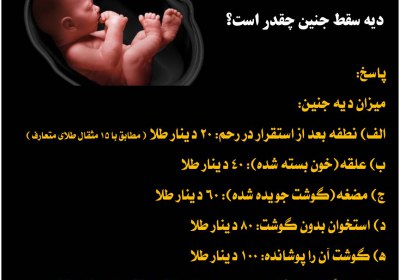 دیه سقط جنین سقط جنین