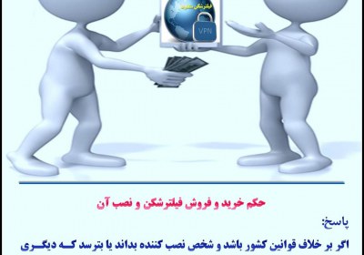 حکم خرید و فروش فیلترشکن و نصب آن فیلتر شکن