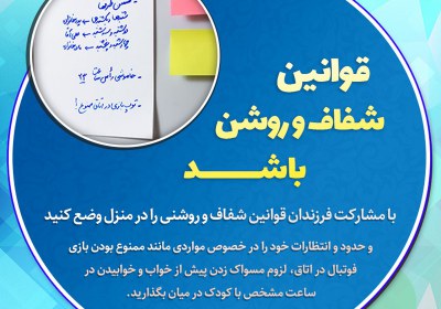 وضع قوانین باید شفاف و روشن باشد وضع قوانین باید شفاف و روشن باشد