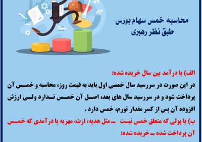 محاسبه خمس سهام بورس خمس