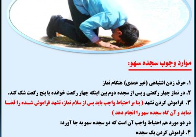 موارد وجوب سجده سهو سهو