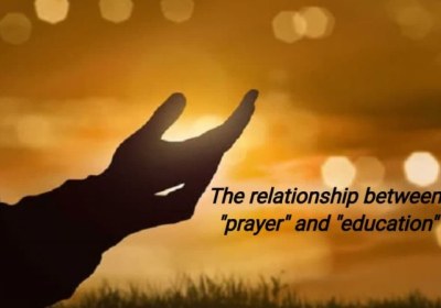The relationship between "prayer" and "education"
