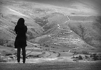 دختر تنها تنهایی