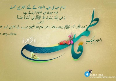 امام مہدی علیہ السلام كے لئے بہترین نمونہ