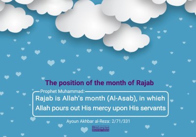 The position of the month of Rajab  