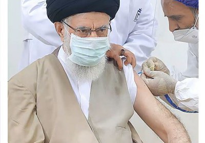 دریافت دز اول واکسن ایرانی توسط رهبری
