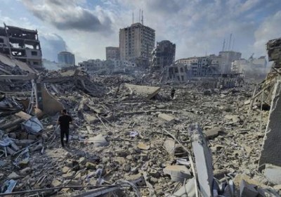 صحنه‌های دلخراش از بمباران اسرائیل در غزه