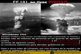 EE.UU. no tiene piedad en Hiroshima 