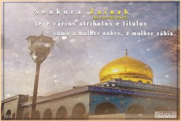 A honorável Senhora Zainab uma mulher nobre 