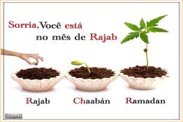 Você está no mês de Rajab