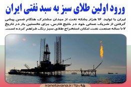 ورود اولین طلای سبز به سبد نفتی ایران