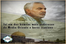O general Qassem Soleimani herói iraniano