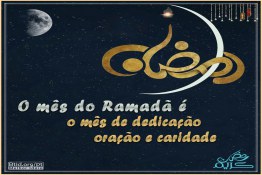 O mês do Ramadã é o mês de dedicação, oração e caridade