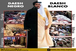 Daesh negro y blanco