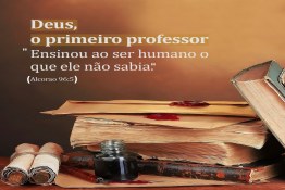 Deus, o primeiro professor