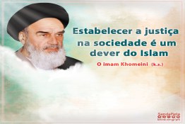 Estabelecer a justiça na sociedade é um dever do Islam