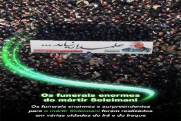 Os funerais enormes do mártir Soleimani