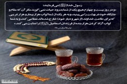  ثواب روز بیست و چهارم ماه مبارک رمضان