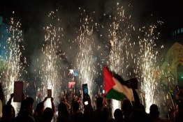 جشن سراسری مردم ایران  در حمایت از پیروزی فلسطین
