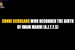 The birth of Imam Mahdi (as) in Sunni references